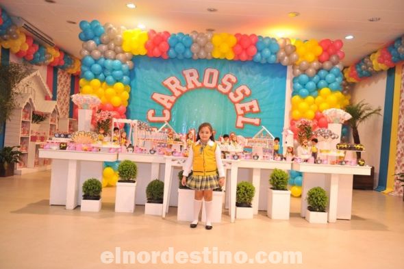 La pequeña Mirela Luján festejó sus seis años con una divertida y colorida fiesta que ofrecieron sus padres. El encuentro tuvo lugar en el Salón Volando de Pedro Juan Caballero, el día domingo 26 de Mayo de 2013. (Foto: Fotomanía Digital). 