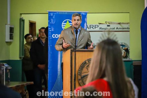 El presidente de la República Mario Abdo Benítez mencionó que en la actualidad Paraguay está mostrando señales claves de recuperación y se mostró confiado en avanzar hacia ese camino. (Foto: Gentileza).