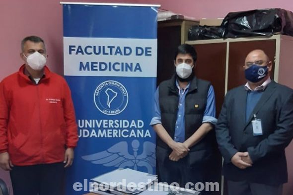 Universidad Sudamericana realizó donación de camas y colchones para uso médico al Hospital Regional de Salto del Guairá