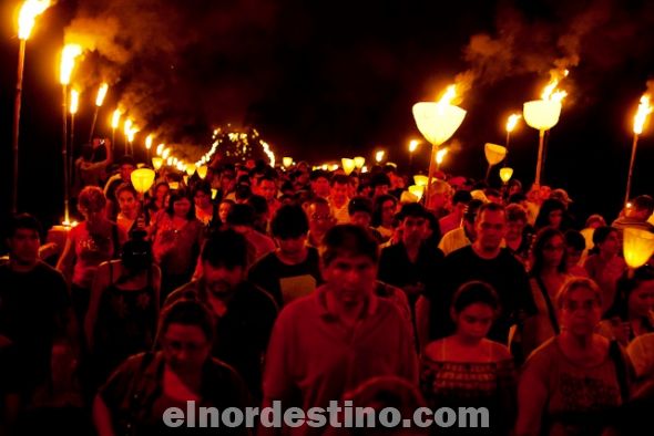 La procesión de Tañarandy congregó a miles de personas en uno de los rituales más significativos durante la Semana Santa