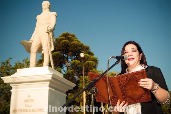 Reinauguración de la Plaza Pedro Juan Caballero - Homenaje de su Pueblo a su Prócer Bicentenario