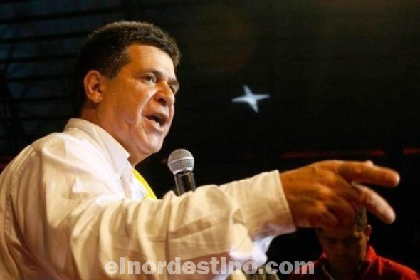 En su primer discurso como presidente electo del Paraguay Horacio Cartes se mostró conciliador con todos los sectores