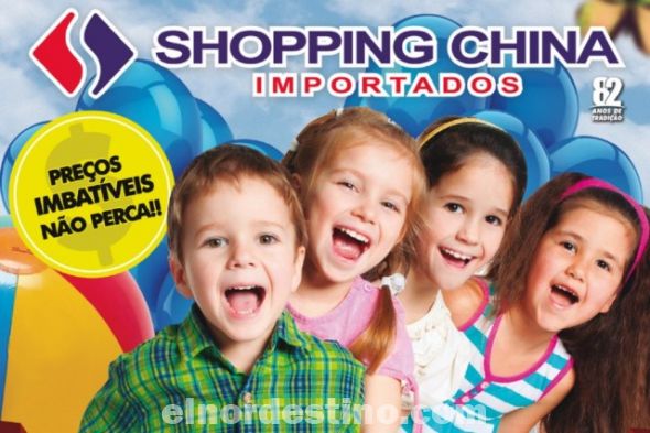 Promoción Especial “Día de los Niños” en Shopping China con ofertas hasta el lunes 12 de Octubre