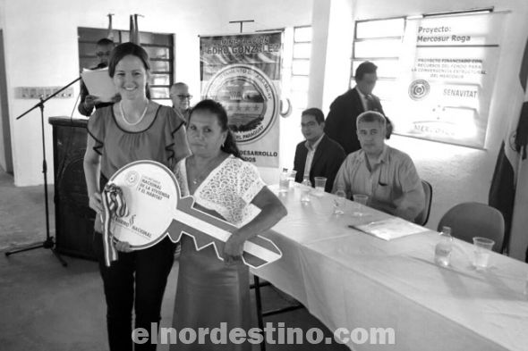 La Secretaria Nacional de la Vivienda y el Hábitat entregó ciento dieciséis viviendas sociales en Pedro Juan Caballero