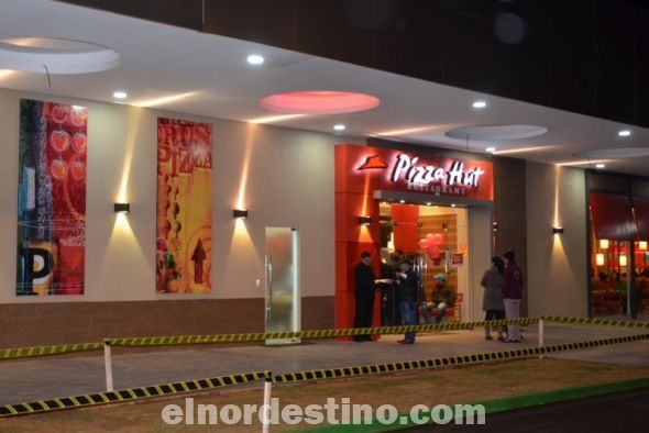 Pizza Hut habilitó oficialmente su local de Planet Outlet en la frontera de Pedro Juan Caballero