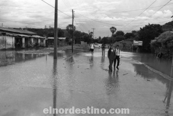 Intensas precipitaciones que se produjeron durante la semana estropearon viviendas en Fuerte Olimpo