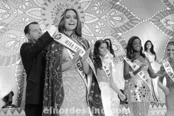 La joven pedrojuanina Sharon Capó Nara fue elegida como la nueva Miss Teen Americas en El Salvador