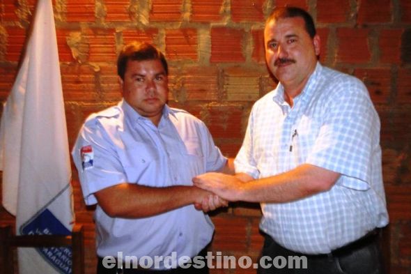 Gobernador de Amambay entrega 8 millones de guaraníes para bomberos de Capitán Bado