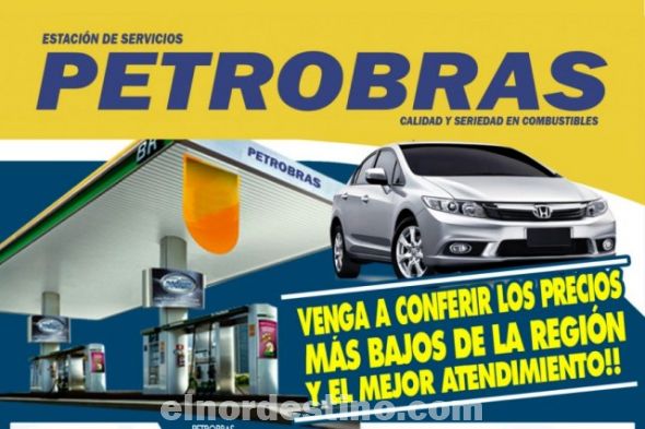Las estaciones de servicio con el emblema Petrobras en Pedro Juan Caballero ofrecen los precios más bajos de la región