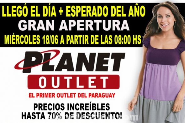 Mañana estará en funcionamiento en Pedro Juan Caballero Planet Outlet, el primer outlet del Paraguay