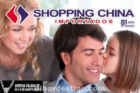 Promoción Especial “Día del Padre (Brasil)” en Shopping China con ofertas que van hasta el domingo 10 de Agosto