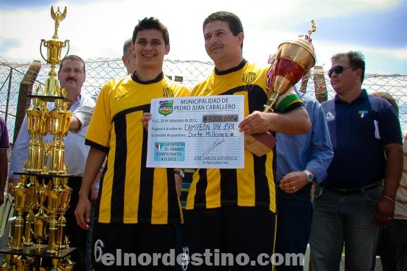 General Díaz se quedó con toda la gloria y 10 palos de la Liga Deportiva del Amambay 2012