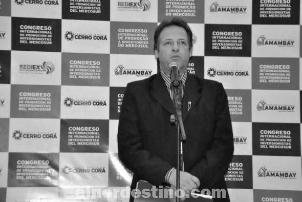 Gobernador de Amambay Pedro González participará en Congreso para atraer inversiones al departamento