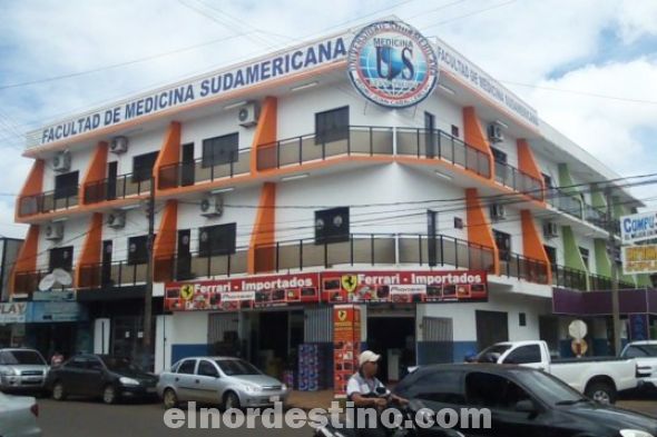 Universidad Sudamericana Filial Pedro Juan Caballero, Facultad de Medicina oficialmente habilitada por el CONES