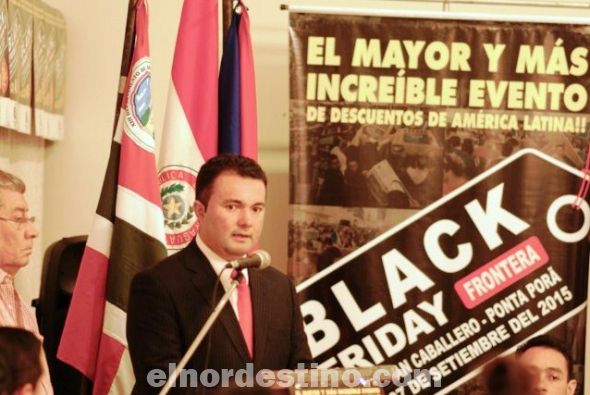 Se presentó oficialmente la cuarta edición del Black Friday Frontera en el Salón de Eventos Clase A de Pedro Juan Caballero