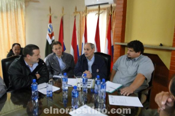 Gobernador de Amambay se reunió con Presidente de Essap en la Junta Departamental