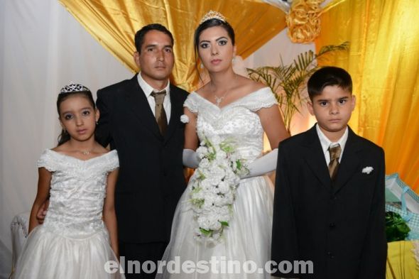 Enlace Matrimonial de Marcia Alfonso y Orlando Figueredo en el Salón Multiuso de la Parroquia San Gerardo