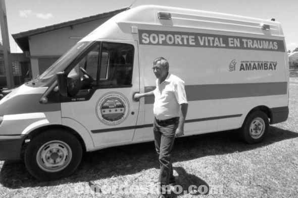 La Gobernación de Amambay adquirió dos ambulancias destinadas al Hospital de barrio Obrero de Pedro Juan Caballero