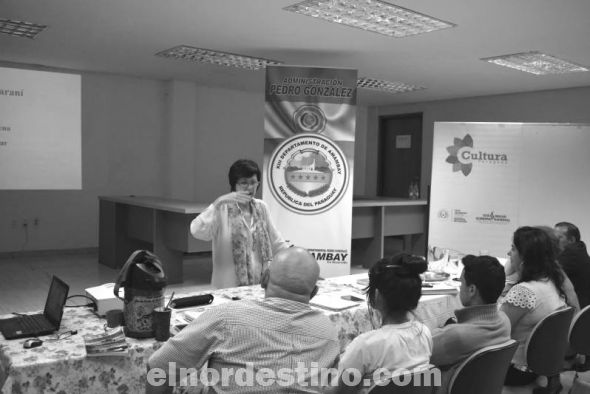 Última Jornada Taller del proyecto Antología Bilingüe Regional Amambay de la Secretaría Nacional de Cultura
