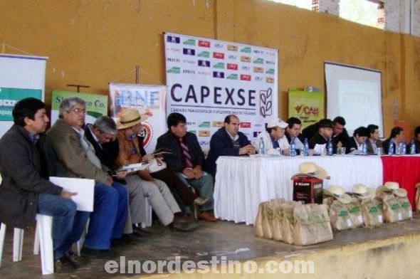 Se realizó el acto del lanzamiento de la campaña de producción de sésamo en el tinglado municipal de Horqueta 