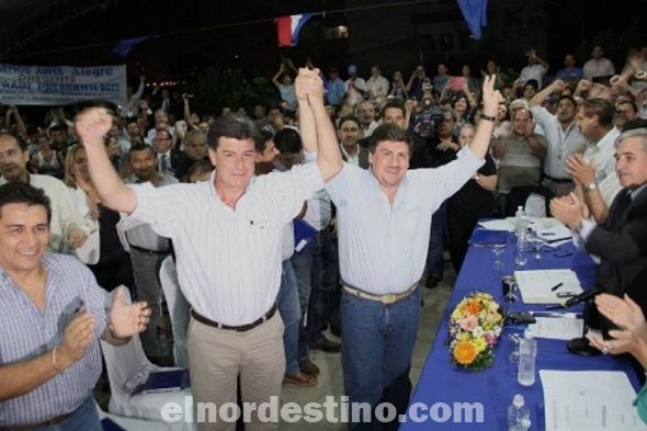 Efraín Alegre comenzó la campaña con candidatos a gobernadores ya oficializados por el PLRA