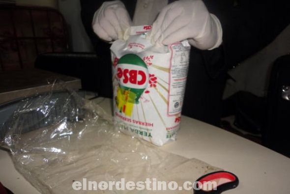 Interceptan envío de cocaína impregnada en yerba mate que tenía por destino España