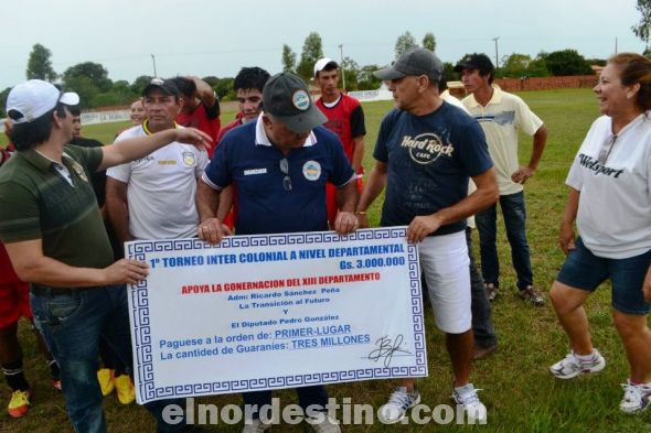 Finaliza etapa regional del Torneo Intercolonial y San Isidro es campeón del distrito de Bella Vista Norte