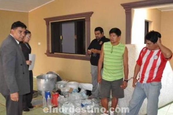 Capturan a supuestos “narcoquímicos” peruanos en fábrica de cocaína en Pedro Juan Caballero