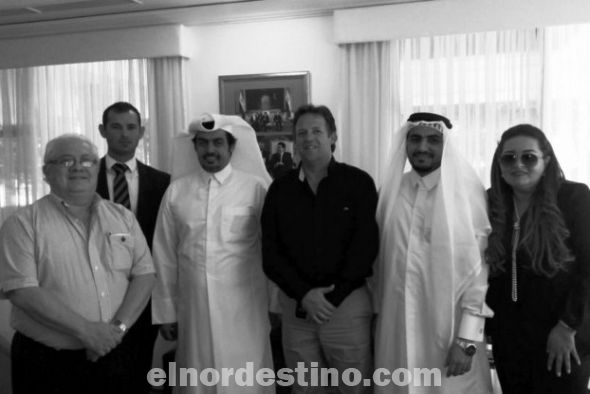 Gobernador de Amambay Pedro González Ramírez se reunió con miembros de la embajada de Qatar en Paraguay