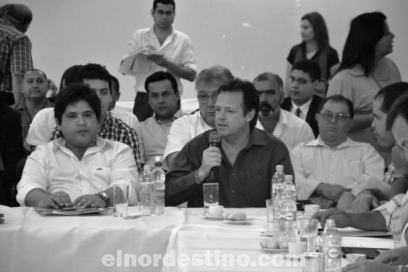 Gobernador de Amambay González asiste a importante reunión en Concepción acerca de la creación del corredor bioceánico
