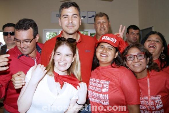 El precandidato a presidente de la República Santiago Peña visitó tres distritos de Amambay con gran convocatoria