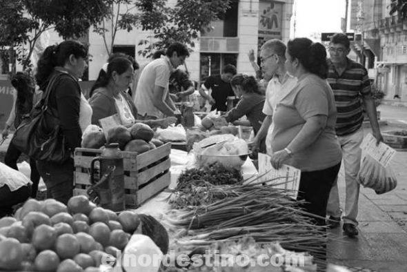 Campesinos norteños venden con gran aceptación sus productos en las ferias de Asunción