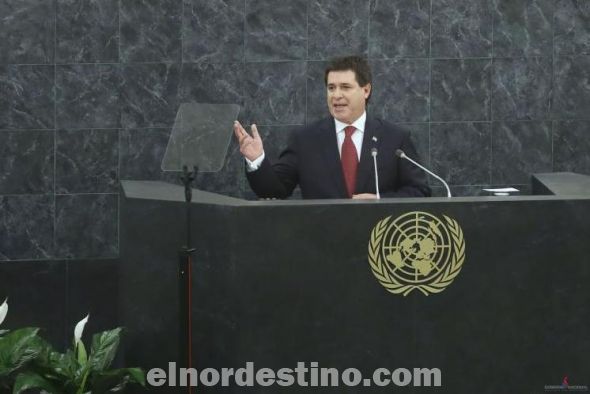 En la Asamblea de la ONU el presidente Horacio Cartes reiteró su lucha contra la pobreza en Paraguay 