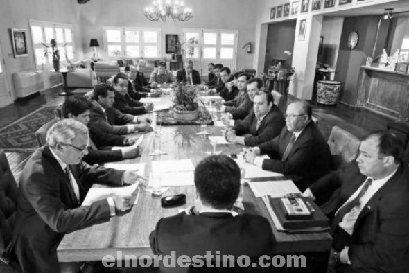 Gobernadores del Paraguay se reúnen con el presidente de la Republica don Horacio Cartes