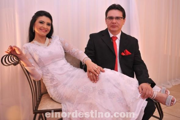 Enlace Matrimonial de Lelia y  Claudio en La Pepa de Pedro Juan Caballero
