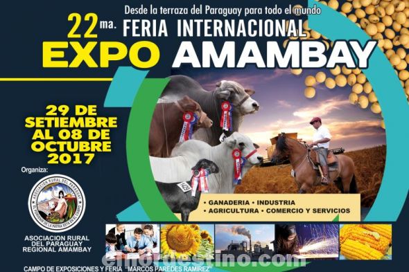Nutrida programación ofrecerá la XXII edición de la Feria Internacional Expo Amambay a partir de hoy viernes