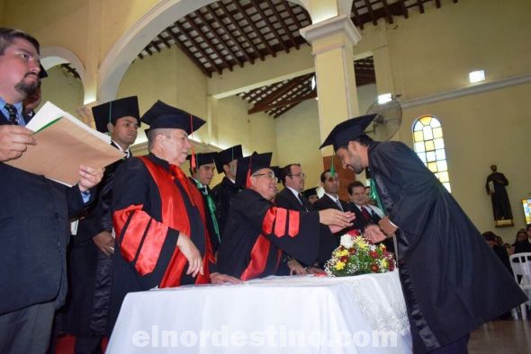 La Universidad Nacional de Concepción realizó el solemne acto de graduación de la Promoción 2018