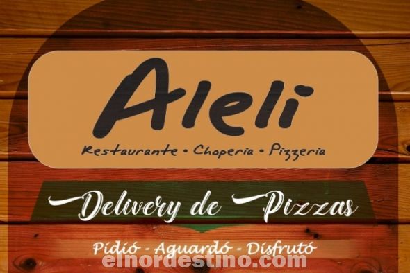 Se habilitó el delivery de Alelí Restaurante Chopería y Pizzería, el nuevo emprendimiento de la familia Master Fitness Grupo