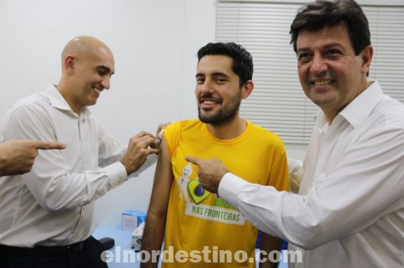 Paraguay y Brasil inician acciones de intensificación de la vacunación contra el Sarampión, Rubéola y la Fiebre Amarilla