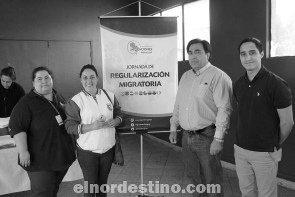 La Dirección General de Migraciones culminó una nueva jornada de regularización migratoria en Pedro Juan Caballero