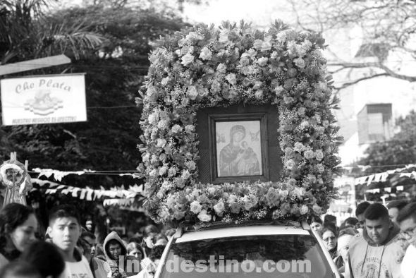 La ciudad de Pedro Juan Caballero celebró la fiesta de su Santa Patrona, Nuestra Madre del Perpetuo Socorro