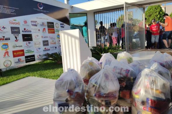 Cámara de Industria, Comercio, Turismo y Servicios de Pedro Juan Caballero entrega kits a comerciantes informales