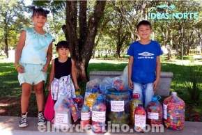 La Hora de Colaborar es Siempre: en Pedro Juan Caballero también se juntan tapitas de plástico para ayudar a los niños con Cáncer